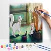 Disney Oil Painting Painting Art Aristocats Cultivating Hobby Gifts Home Decoration
