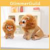 Plush Lion Sitting Toy Animal Stuffed Doll Home Bedroom Decoration Gift Prop