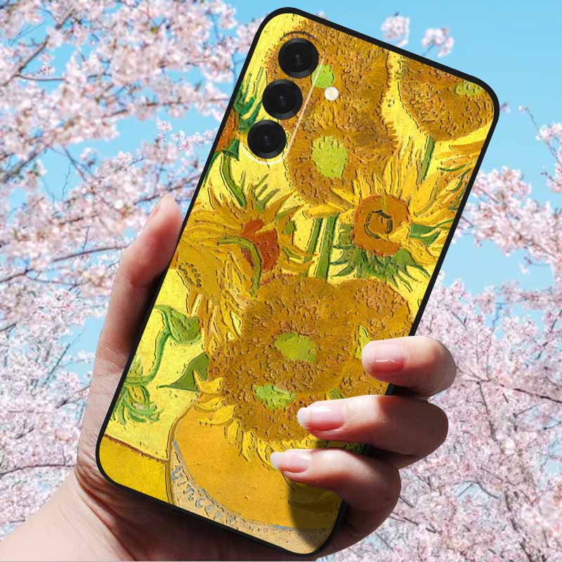 Для Samsung Galaxy A56 A36 A26 5G Чехлы 3D Рельефный Цветок Тиснение Мягкий Силикон Для A56 A36 5G 3D Мультяшный Чехол Сова Ракушка 3D Рельеф