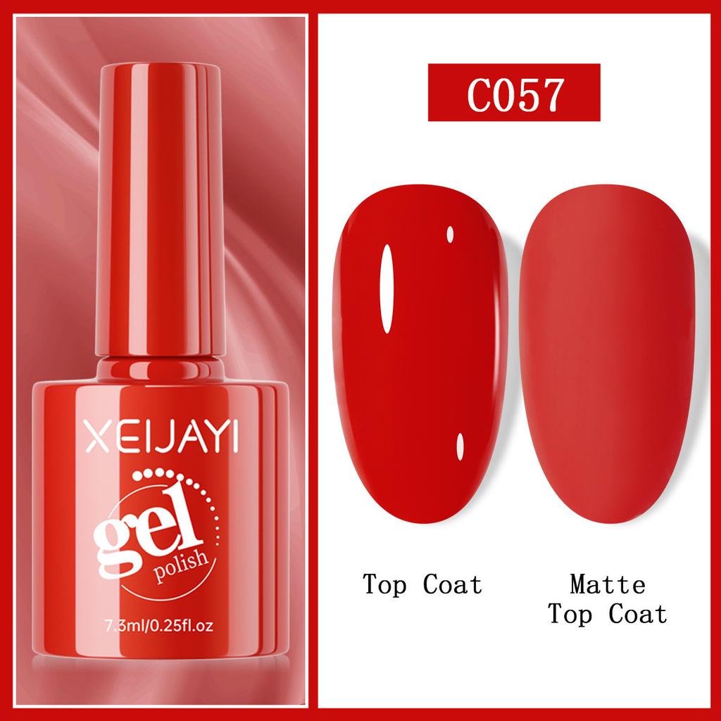 Популярный цвет Вишнево-красный True Red Solid Color Series Отбеливающий долговечный лак для ногтей Клей Фототерапия