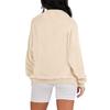 2023 Autumn/Winter Women's Loose High Neck Solid Color Long Sleeve Pullover Sweatshirt