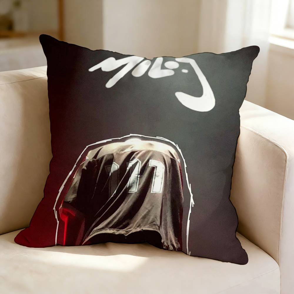 Spanish rapper Cool MMilo J Square DoubleSided printed Pillow Case Bedroom Bedside Pillow Sofa Cushion Cover