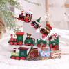 Multicolor Christmas Train Cartoon Animal Mini Christmas Tree Train Gift