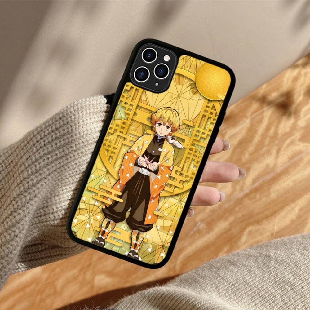 Чехол для телефона Zenitsu Agatsuma Силиконовый PC+TPU Для Для IPhone 11 12 13 14 15 16 Plus Pro Max Чехол