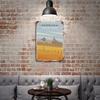 1PC Vertical Rusted Tin Poster 20×30cm, Vintage Metal Wall Decoration with Aged Texture, Perfect for Bar, Restaurant, Bedroom or Living Room