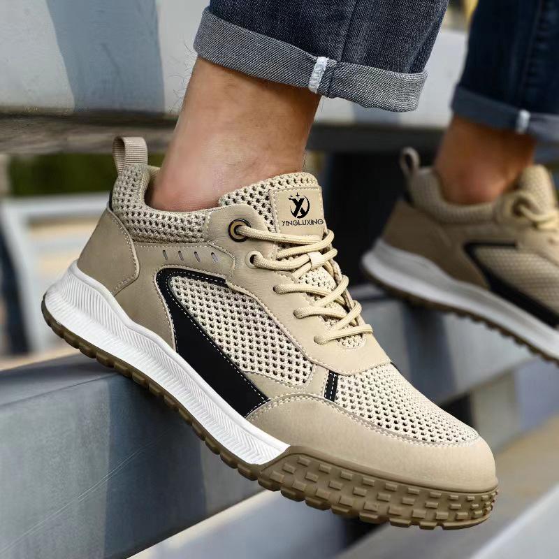 Labor Insurance Shoes Midsole Soft Sole Anti-smashing and Anti-piercing Safety Shoes Work Shoes