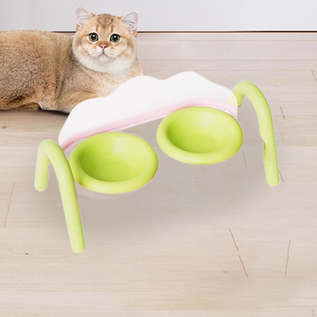 Приподнятые миски для кошек, блюда, съемные со стойкой, против рвоты, товары для питомцев, корм для питомцев и