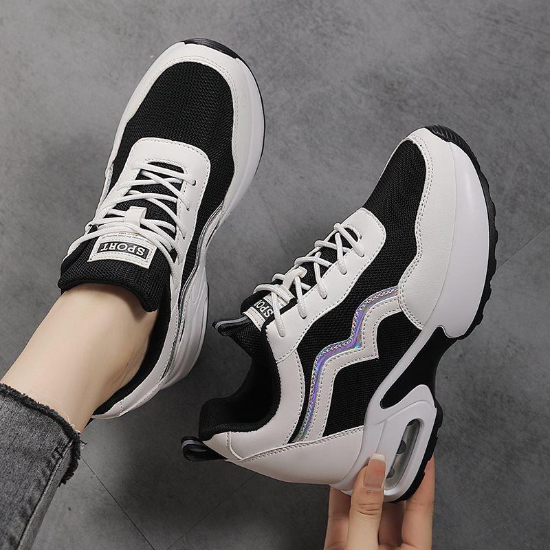 Новые модные женские дышащие кроссовки, увеличивающие рост