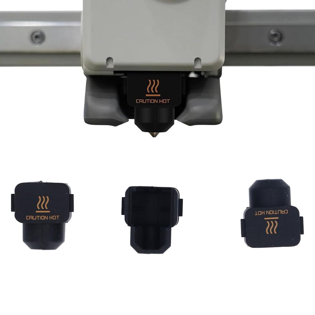 3 Pcs Silicone Socks for BambuLab   Heat Resistant 3D Printer Hot End Cover Nozzle Insulation 