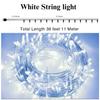 36 Ft White LED Pixel String Lights Bright Decorative Copper Wire Fairy Lights for Diwali, Christmas, Wedding, Party & Home Decoration| Pack of 2