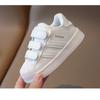Children's Shoes Spring and Autumn Little White Shoes for Girls Non-slip Middle Children's Baby Shoes Shell Head Sports Boys' Skates