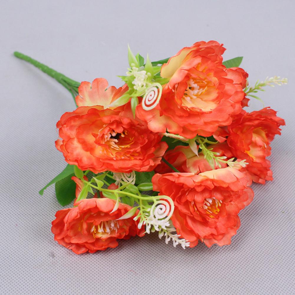 Home Decoration Silk Flowers Manual Measurement Data