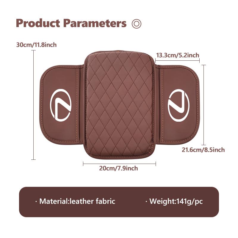 Car Armrest Box Pad Auto Protective Armrest Mat Storage Bag Interior Accessory For Lexus RX350 IS250 CT200h ES250 ES300h NX300hKP2