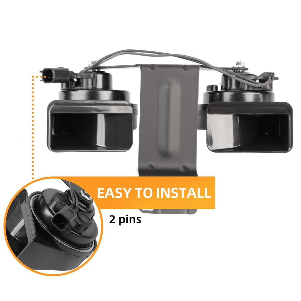 High Low Pitch Horn Assembly For 2016-2019 Ford Explorer GB5Z-13832-A GB5Z13832A