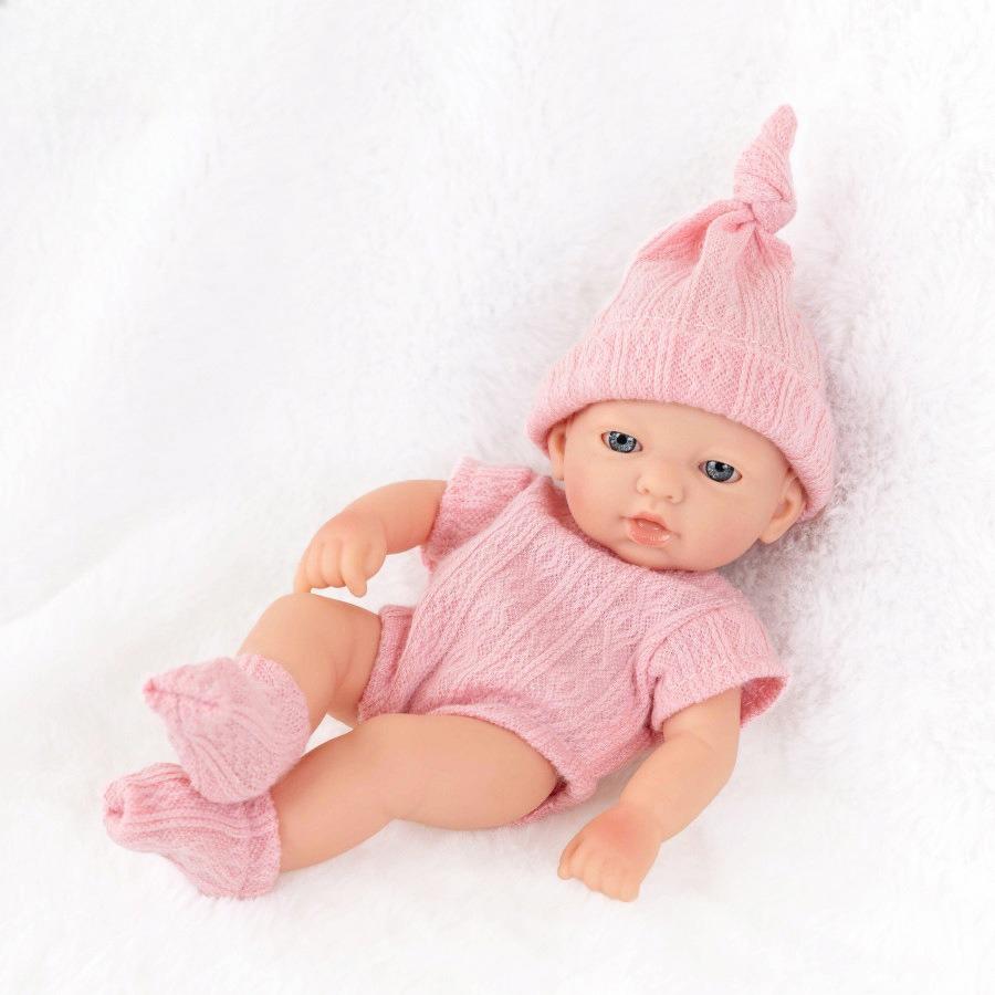 7 Inch Reborn Baby Doll Soft Silicone Realistic Newborn Vinyl Toy for Kids Gift