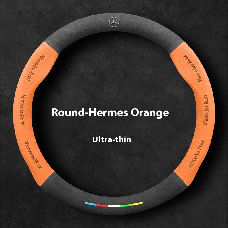 Car Suede Steering Wheel Cover Mercedes Benz A B C E V S Class Sprinter Vito Viano ML GL SL GLA GLB GLC GLE GLK GLS SLK CLA CLS