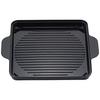 IRIS OHYAMA IH-T37 (1400W) BBQ Grill Plate, Ceramic Coating, Easy to Clean, Black, IHKP-YP14-B