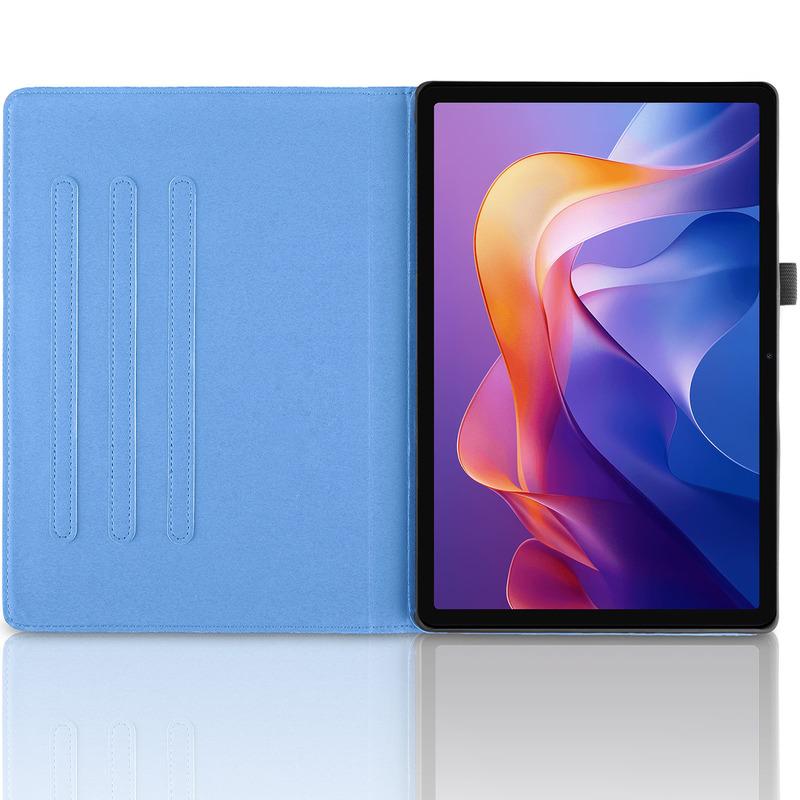 Вращающийся на 360 градусов кожаный чехол-кошелек для планшета Samsung Tab A9+ A8 S9 S8 S7FE Redmi Pad 2 11" K Pad 8.8 Xiaomi Pad 7 8 SE 8.7 Слот для карт Подставка Книга