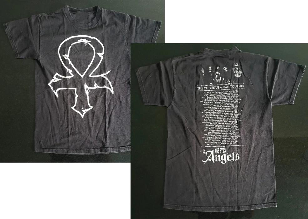 2 Sides The 69 Eyes Angels T-T-Shirt Us & Can Tour 2007 Black S-5XL