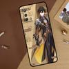 Zhongli Genshin Impact For Oppo A18 A38 A58 A78 A98 A40 A60 A80 A74 A94 A54 A16 A76 A96 A15 A57S A17 A77 Phone Case