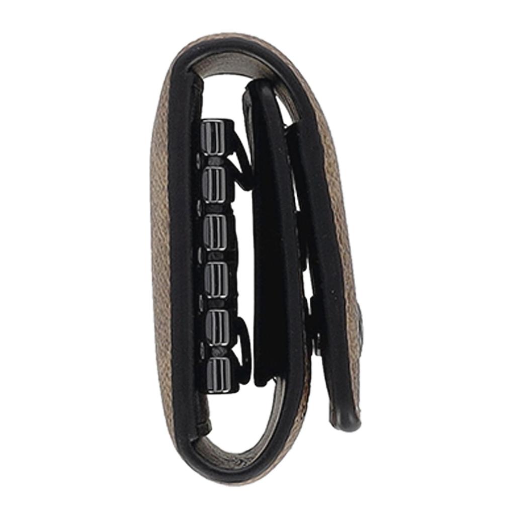 Coach CAR00 Men's QBTN2 Keychain, One Size [Parallel Import]