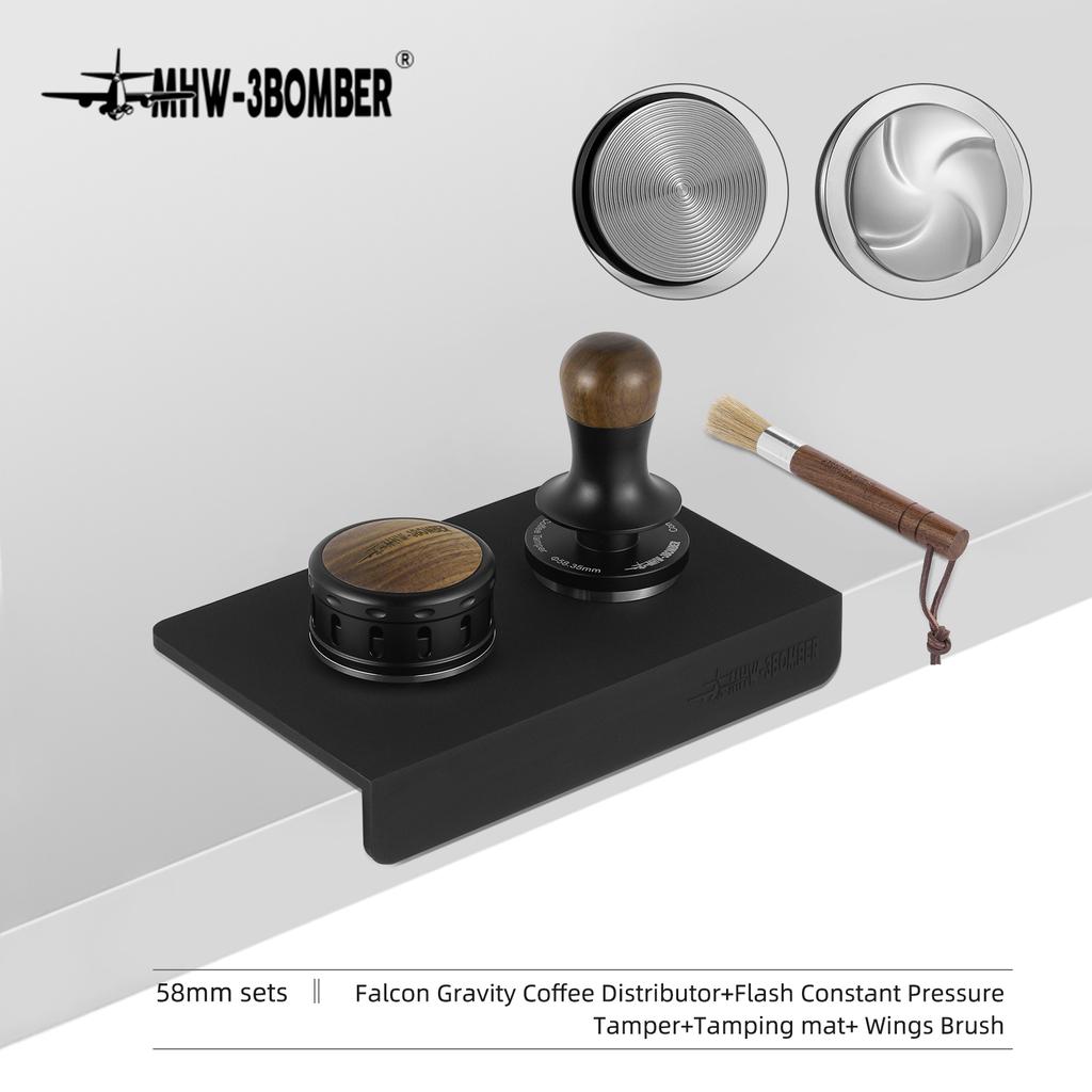 MHW 3BOMBER Гравитационный распределитель кофе Адаптивная высота Инструмент для распределения эспрессо для 51/53/58MM Портафильтр Аксессуары для кофе