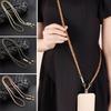 Металлическая цепочка для сумки, сменная цепочка для мобильного телефона, женские и женские аксессуары для сумок через плечо