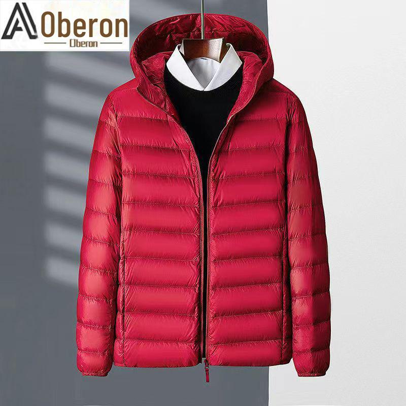 Брендовая мужская легкая куртка из хлопка-пуховика — короткая, повседневная, воротник-стойка, теплое зимнее пальто для людей среднего и пожилого возраста
