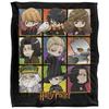 Harry Potter Anime Character Collage Blanket