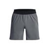 Solid Woven Fitness Training Shorts Men Shorts Gray 1376782-012