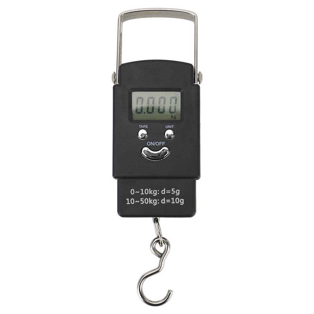 50 кг/110 фунтов ЖК-электронные весы портативный домашний инструмент для рыбалки багажа путешествия подвесные цифровые весы
