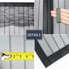 Door Curtain Net Magnetic Screen Curtain Mesh Door Magnet Velcro Vorhang Summer Antimosquito Insect Door Net Simple Installation