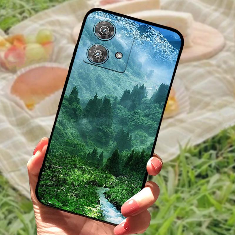 Чехол-бампер для Motorola Edge 40 Neo, силиконовый, мягкий, с рисунком мрамора, для Moto Edge 40 Neo, защитный