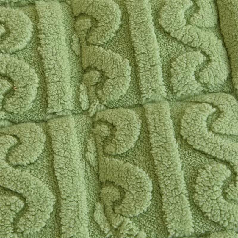 Роскошный утолщенный мягкий плюшевый простыня размера King Queen, зимний теплый бархатный стеганый коврик, противоскользящий наматрасник без наволочки