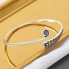 Bohemia 925 Sterling Silver Vintage Charm Bracelet &Bangle For Women Men Fashion Elegant Jewelry Sl141