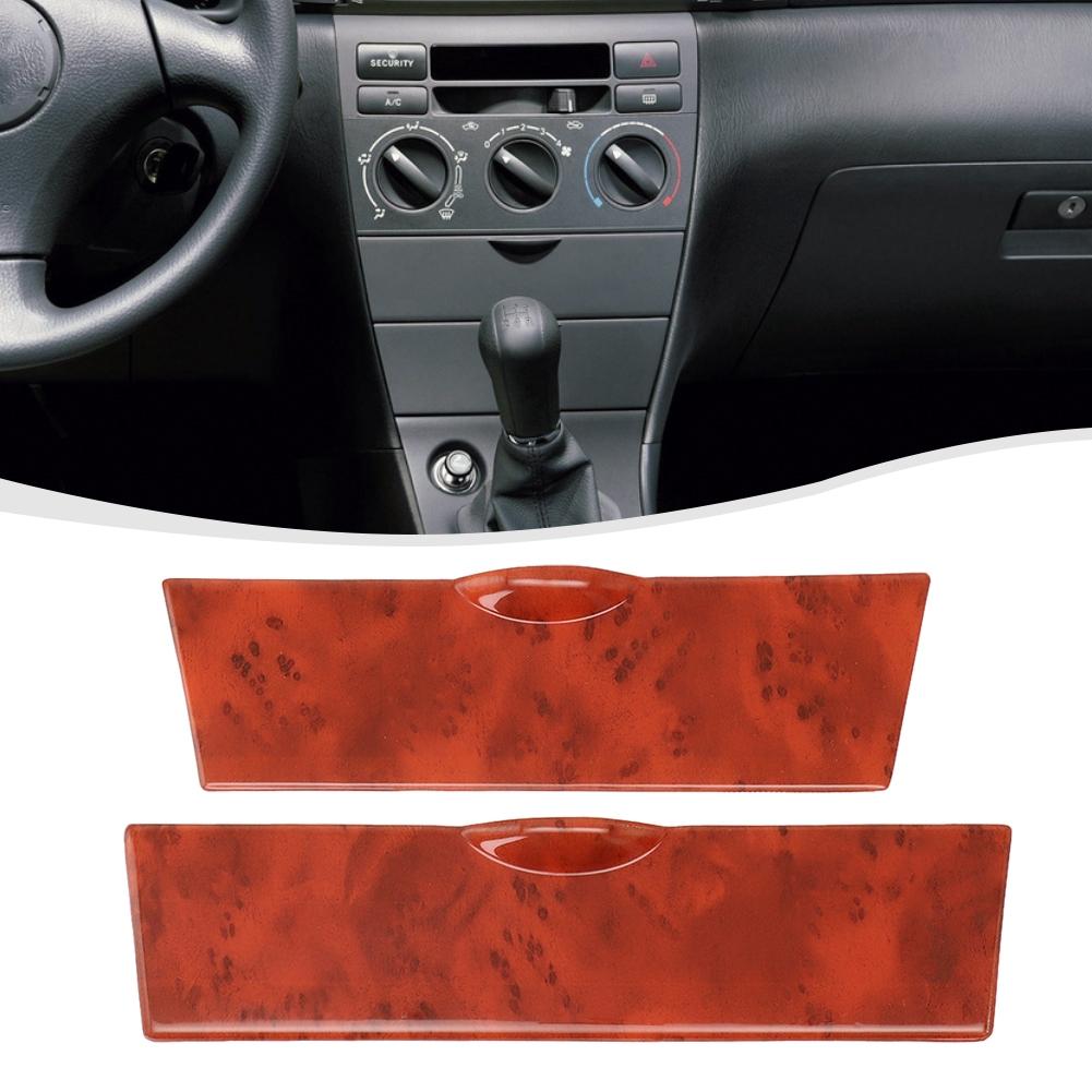 Для Corolla 2003-2008 гг. Центральная консоль с отделкой из персикового дерева, ящик для хранения вещей