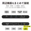 Док-станция ELECOM с поддержкой PD, 2 порта USB, слоты для SD и microSD, черный, DST-C05BK, USB-C (2 Type-C, 3.0, HDMI, D-sub, LAN, Слоты),