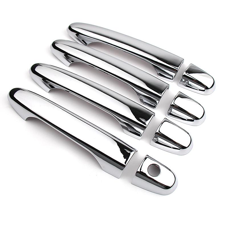 Для Honda Civic 2012 2013 2014 2015 2016 хромированные накладки на дверные ручки автомобиля из углеродного волокна аксессуары для стайлинга