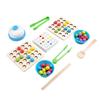 Wooden Matching Bead Game For Children Educational Toy To Improve Coordination And Focus