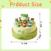 Frog Game Bounce And Catch Toys Musical Rotate Frog Pop Up Board Game For Kids