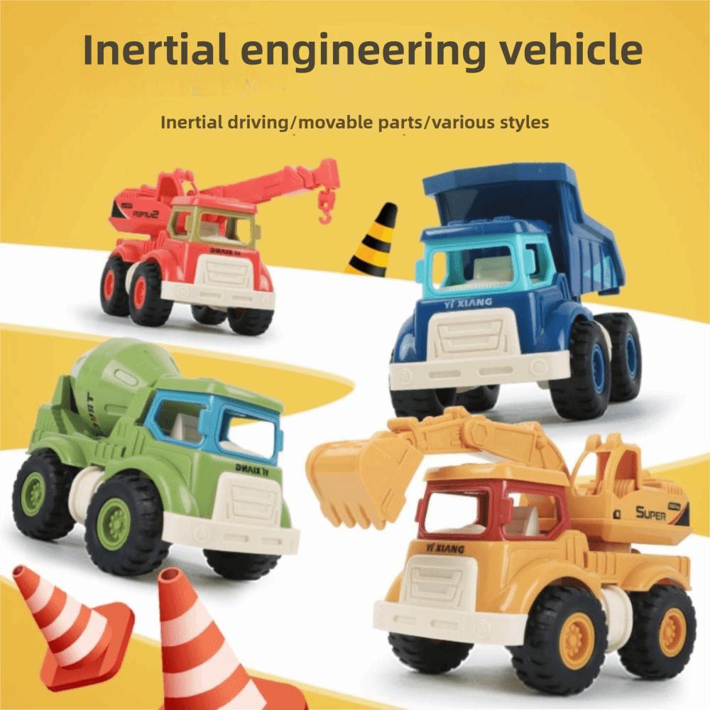 Innovative Design Dump Truck Toy Inertial Driving Excavator Toy Inertia Car Toy Early Education