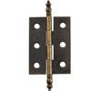 Iron New Chinese Style Folding Hinges Easy To Install Crown Head Zinc Zinc Alloy Iron Hinge  Furniture