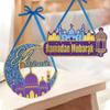 Ramadan Mubarak Sign Home Decoration Festival Supply Hanging Ornament ADM