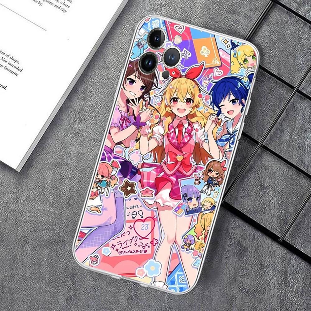 Аниме A-aikatsu Чехол для телефона Для IPhone 16 15 14 11 12 13 Mini Pro XS Max Чехол 6 7 8 Plus X Funda Shell