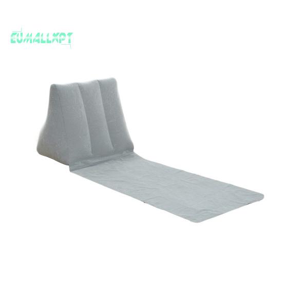 Подушка для кемпинга на открытом воздухе, треугольная подушка, флокированная надувная подушка из ПВХ, портативная складная летняя пляжная подушка для лежания, уличное дорожное оборудование