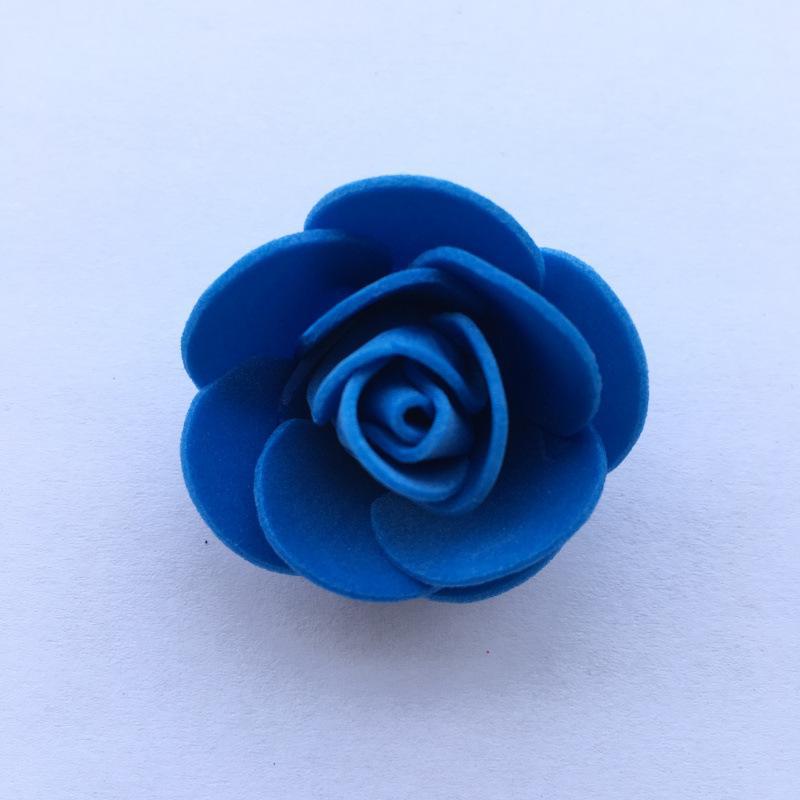 Мини-головка розы из пенопласта для свадебного декора, цветочные шары, коробки конфет, детский венок, шпильки для волос