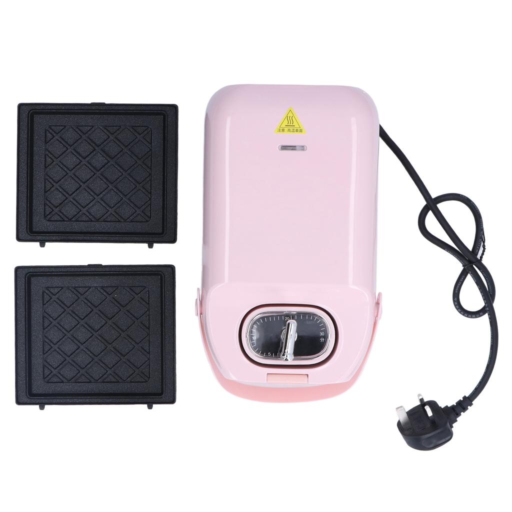 Breakfast Machine Timing Design Easy Cleaning Multifunctional Sandwiches Waffle Maker 50Hz 650W