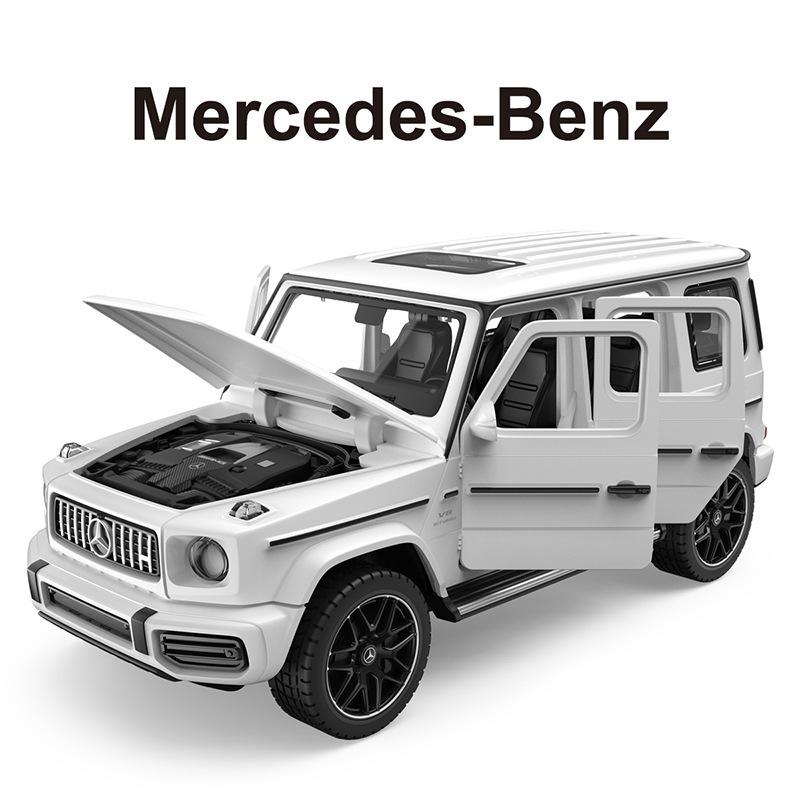 1:32 Mercedes-Benz AMG G63 Alloy Car Simulation Metal Large G Off-road Vehicle Back Force Acousto-optic Box