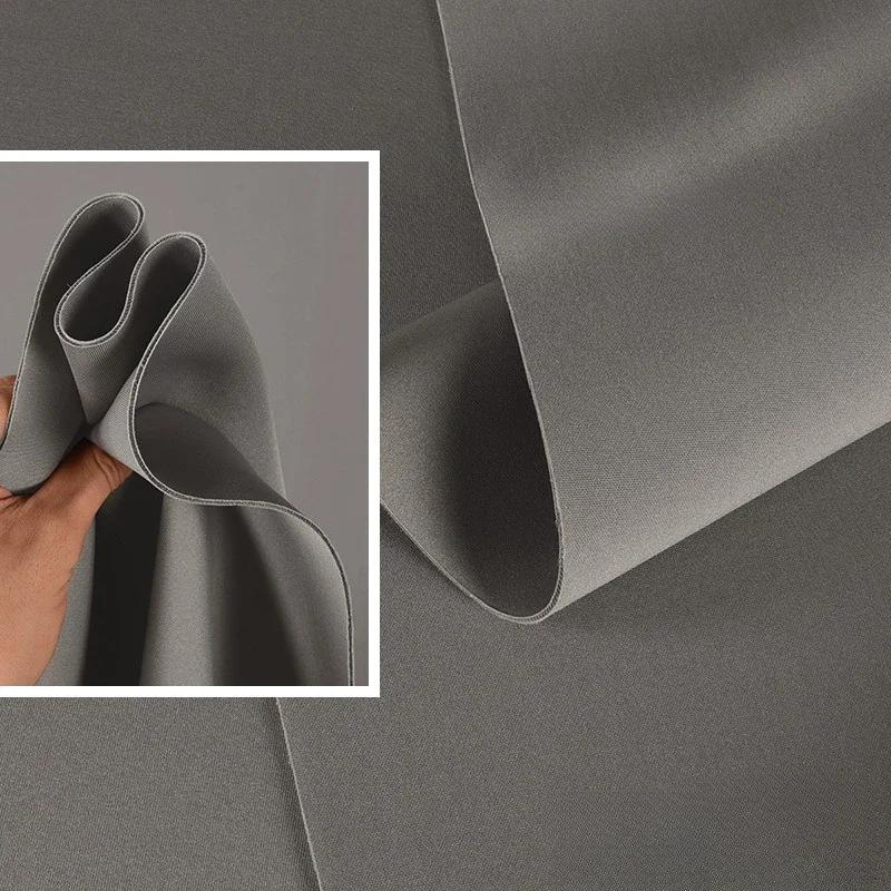 100x160cm Thickened Scuba Knitting Fabric Knitted Elastic Air Layer for Sewing Apparel Design Jackets Sweatshirts Suits