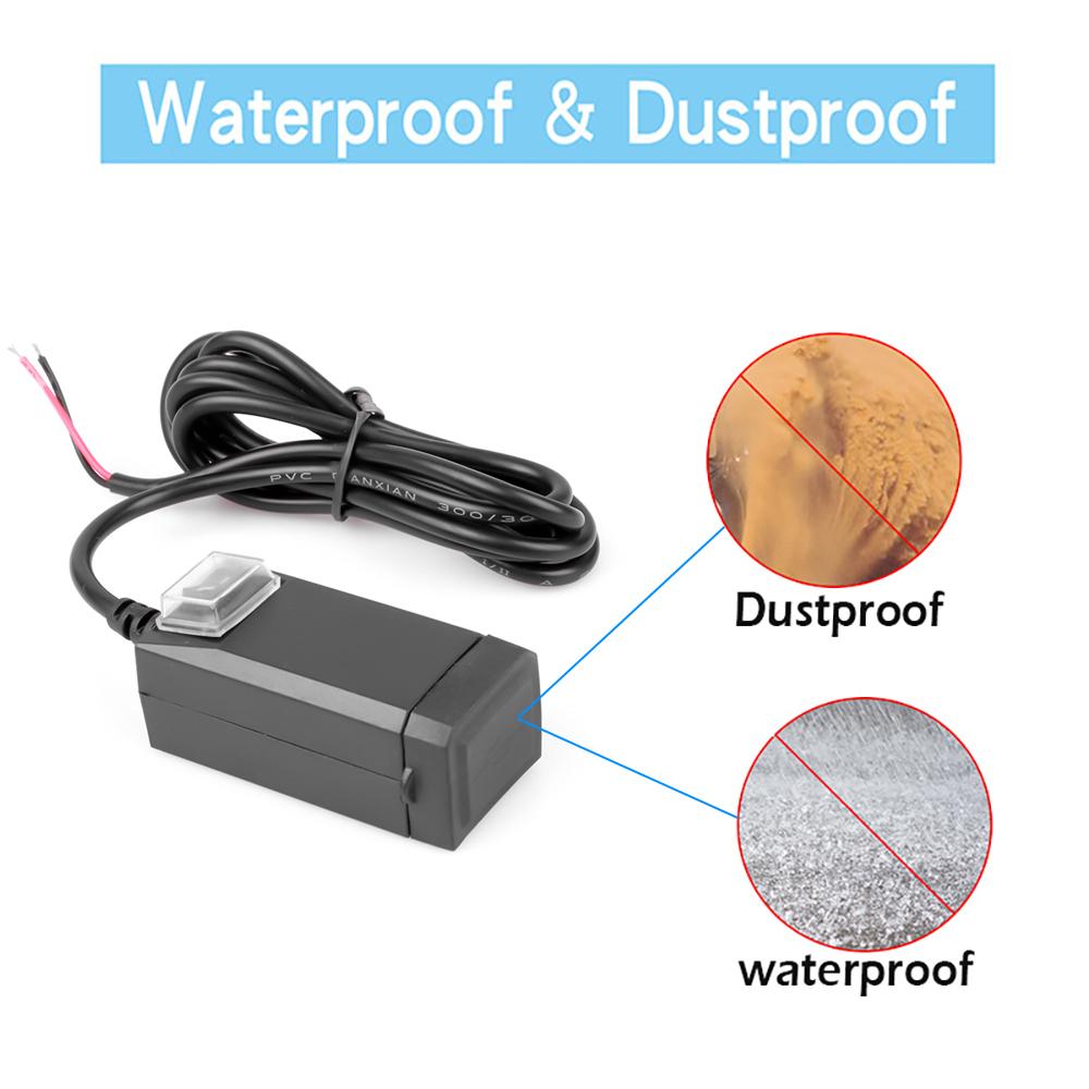 12 В-24 В QC3.0/3.1A двойной порт USB водонепроницаемый мотоцикл руль зарядное устройство адаптер розетка питания для iPhone Samsung Huawei